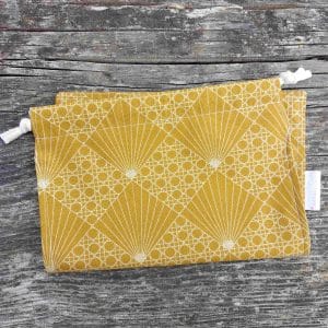 sac à vrac coton lavable curry soleil