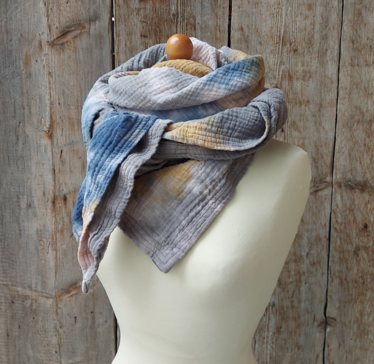 foulard double gaze - srinagar